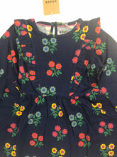 Load image into Gallery viewer, NWT Mini Boden Long Sleeve Ruffle Dress