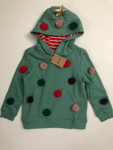 Load image into Gallery viewer, NWT Mini Boden Novelty Christmas Tree Sweat