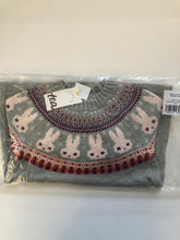 Load image into Gallery viewer, NWT Tea Collection Bunny Fair Isle Sweater Dress