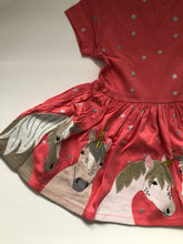 Load image into Gallery viewer, NWT Mini Boden Jersey Unicorn Applique Dress
