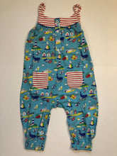 Load image into Gallery viewer, NWOT Baby Boden Jersey Strappy Romper
