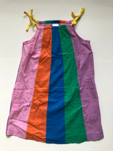 Load image into Gallery viewer, NWOT Hanna Andersson Rainbow Colorblock Pillowcase Dress