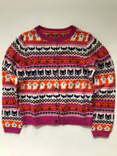 Load image into Gallery viewer, HTF NWOT Mini Boden Halloween Fair Isle Cardigan