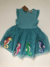 Load image into Gallery viewer, NWOT Mini Boden Jersey Tulle Appliqué Dress
