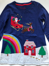 Load image into Gallery viewer, NWOT Mini Boden Festive Scene Appliqué Tunic