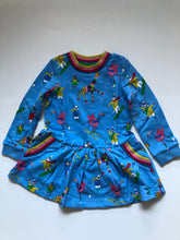 Load image into Gallery viewer, NWOT Mini Boden Cosy Printed Sweatshirt Dress