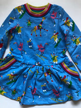 Load image into Gallery viewer, NWOT Mini Boden Cosy Printed Sweatshirt Dress