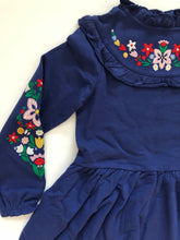 Load image into Gallery viewer, NWOT Mini Boden Embroidered Sweat Dress
