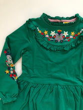 Load image into Gallery viewer, NWOT Mini Boden Embroidered Sweat Dress