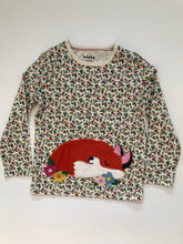 Load image into Gallery viewer, NWOT Mini Boden Puff Sleeve Appliqué T-shirt
