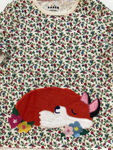 Load image into Gallery viewer, NWOT Mini Boden Puff Sleeve Appliqué T-shirt
