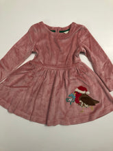 Load image into Gallery viewer, NWOT Mini Boden Twirly Velour Appliqué Dress