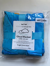 Load image into Gallery viewer, NWT Little Sleepies Around The World Large Cloud Blanket