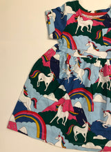 Load image into Gallery viewer, NWOT Mini Boden Unicorn Jersey Dress