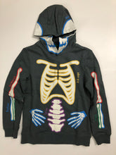 Load image into Gallery viewer, NWOT Mini Boden Glow Print Skeleton Hoodie