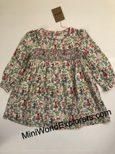 Load image into Gallery viewer, NWT Mini Boden Bess Cosy Smocked Dress