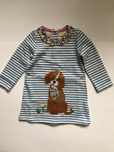 Load image into Gallery viewer, NWOT Mini Boden Appliqué Sweatshirt Dress