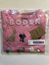 Load image into Gallery viewer, NWT Mini Boden Educational Long Sleeve Frill Logo Top
