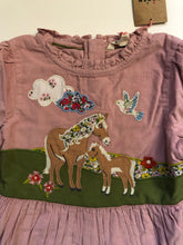 Load image into Gallery viewer, NWT Mini Boden Cord Appliqué Dress