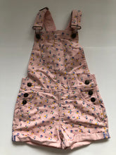 Load image into Gallery viewer, NWOT Mini Boden Heart Pocket Short Overalls