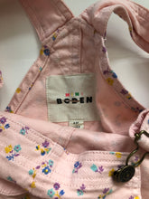Load image into Gallery viewer, NWOT Mini Boden Heart Pocket Short Overalls