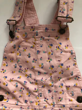 Load image into Gallery viewer, NWOT Mini Boden Heart Pocket Short Overalls