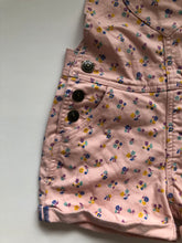 Load image into Gallery viewer, NWOT Mini Boden Heart Pocket Short Overalls