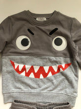 Load image into Gallery viewer, HTF NWOT Stella McCartney Shark Sweatshirt and Shorts Set