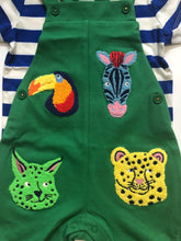 Load image into Gallery viewer, NWOT Mini Boden Jersey Dungaree Set