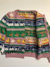 Load image into Gallery viewer, NWOT Mini Boden Edie Fair Isle Cardigan
