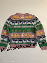 Load image into Gallery viewer, NWOT Mini Boden Edie Fair Isle Cardigan