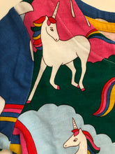Load image into Gallery viewer, NWOT Mini Boden Unicorn Jersey Dress (Minor print flaws)