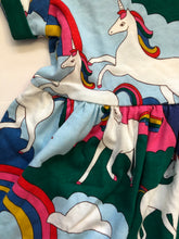 Load image into Gallery viewer, NWOT Mini Boden Unicorn Jersey Dress (Minor print flaws)