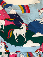 Load image into Gallery viewer, NWOT Mini Boden Unicorn Jersey Dress (Minor print flaws)