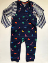Load image into Gallery viewer, NWOT Mini Boden Printed Jersey Overalls Set