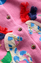Load image into Gallery viewer, NWOT Mini Boden Appliqué Cotton Cardigan