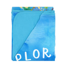 Load image into Gallery viewer, NWT Little Sleepies Around The World Large Cloud Blanket