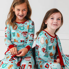 Load image into Gallery viewer, NWOT Little Sleepies Holiday Two-Piece Pajama Set