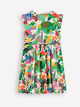 Load image into Gallery viewer, NWOT Mini Boden Posie Frill Sleeve Dress