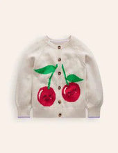 Load image into Gallery viewer, NWOT Mini Boden Fun Logo Cardigan