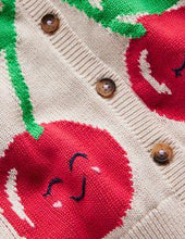 Load image into Gallery viewer, NWOT Mini Boden Fun Logo Cardigan