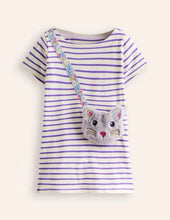 Load image into Gallery viewer, NWOT Mini Boden Fun Pocket Appliqué Tunic