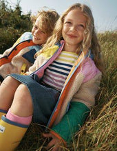Load image into Gallery viewer, NEW Mini Boden Quilted Borg Fleece Hooded Jacket