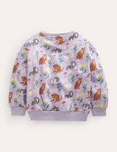 Load image into Gallery viewer, NWOT Mini Boden Relaxed Printed Sweatshirt