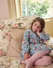 Load image into Gallery viewer, NWT Mini Boden Tiered Velour Dress