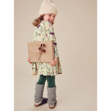 Load image into Gallery viewer, NWT Tea Collection Long Sleeve Wrap Neck Dress