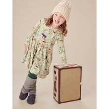 Load image into Gallery viewer, NWT Tea Collection Long Sleeve Wrap Neck Dress