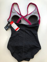 Load image into Gallery viewer, NWT Speedo Pebble Texture Color One Piece Recreational Swimsuit

