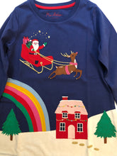 Load image into Gallery viewer, NWOT Mini Boden Festive Scene Appliqué Tunic