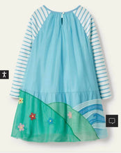 Load image into Gallery viewer, NWT Mini Boden Jersey Tulle Scene Dress